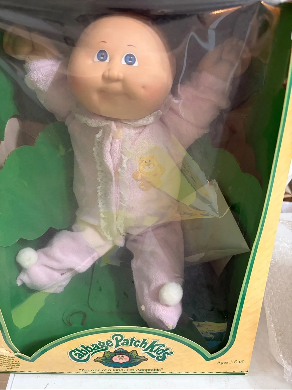 - Classic Collectible Cabbage Patch Baby Doll in original box.